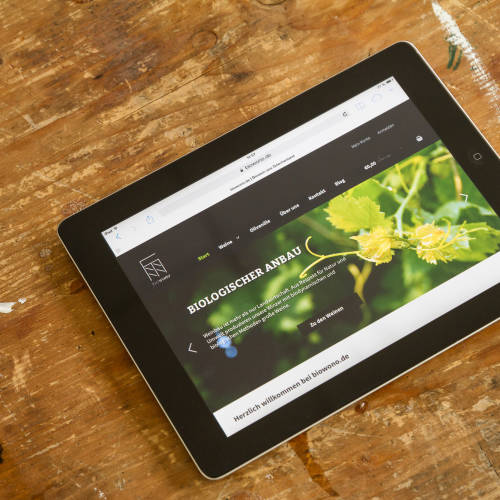 Biowono Website Tablet